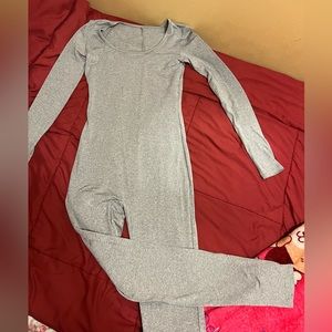 Grey full body jumpsuit from SHEIN